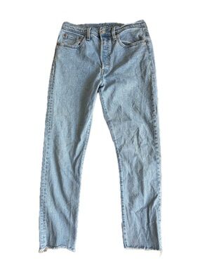 LEVI’S 501 Button Fly Skinny Leg Medium Wash Jeans